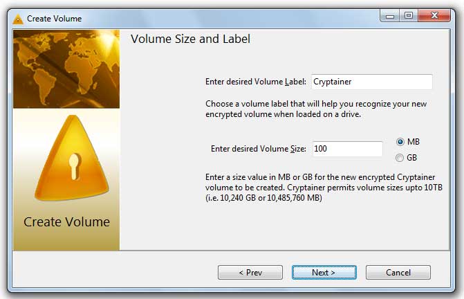 enter_volume_size